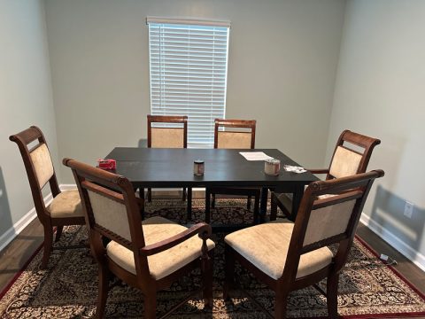 Staging Dining- Before